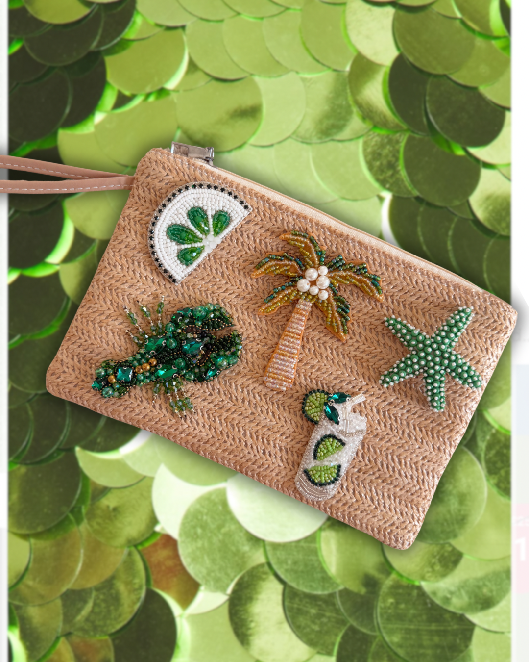 Mojito Bay Beach Clutch