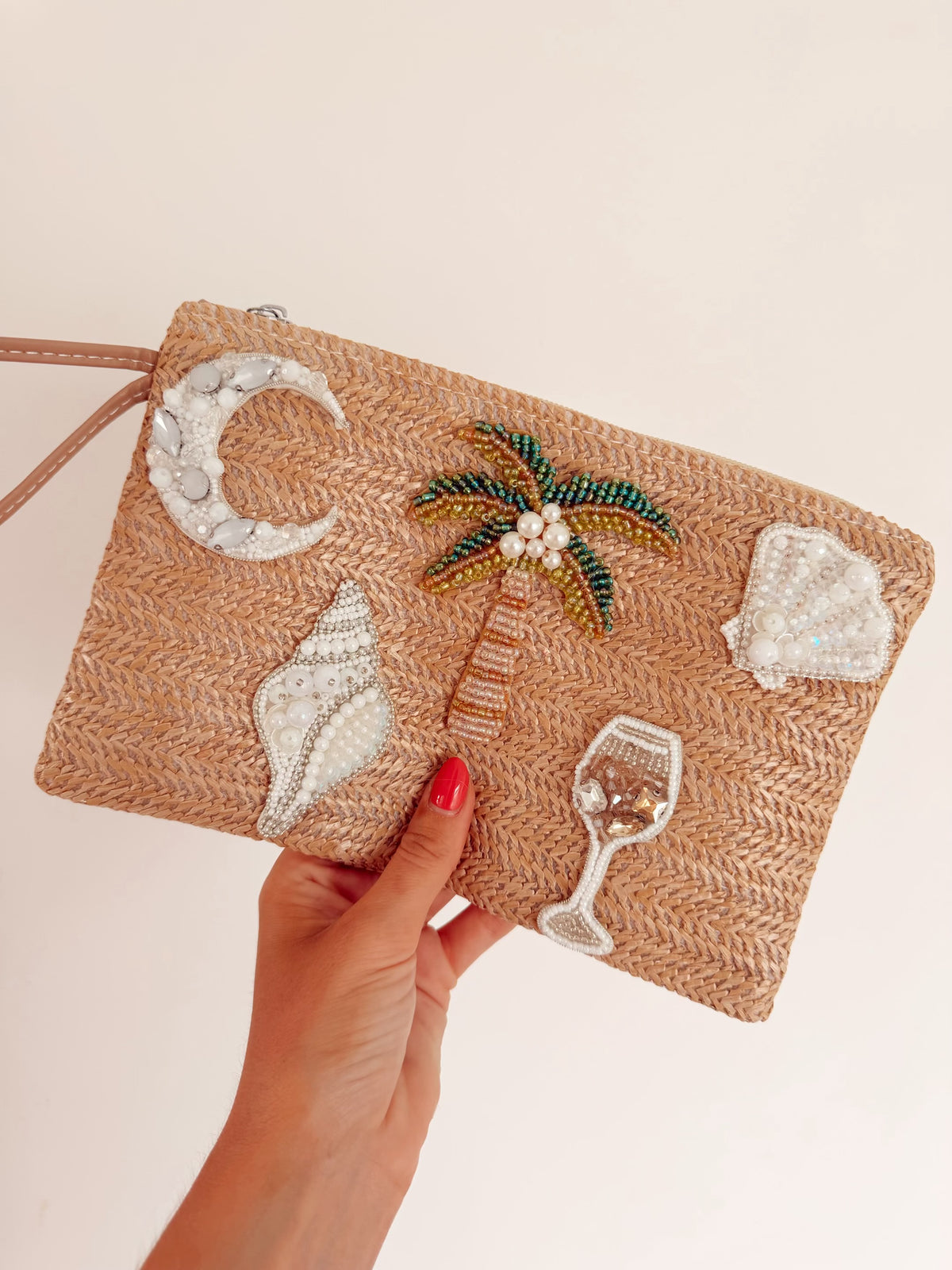 Pearl Moon Beach Clutch