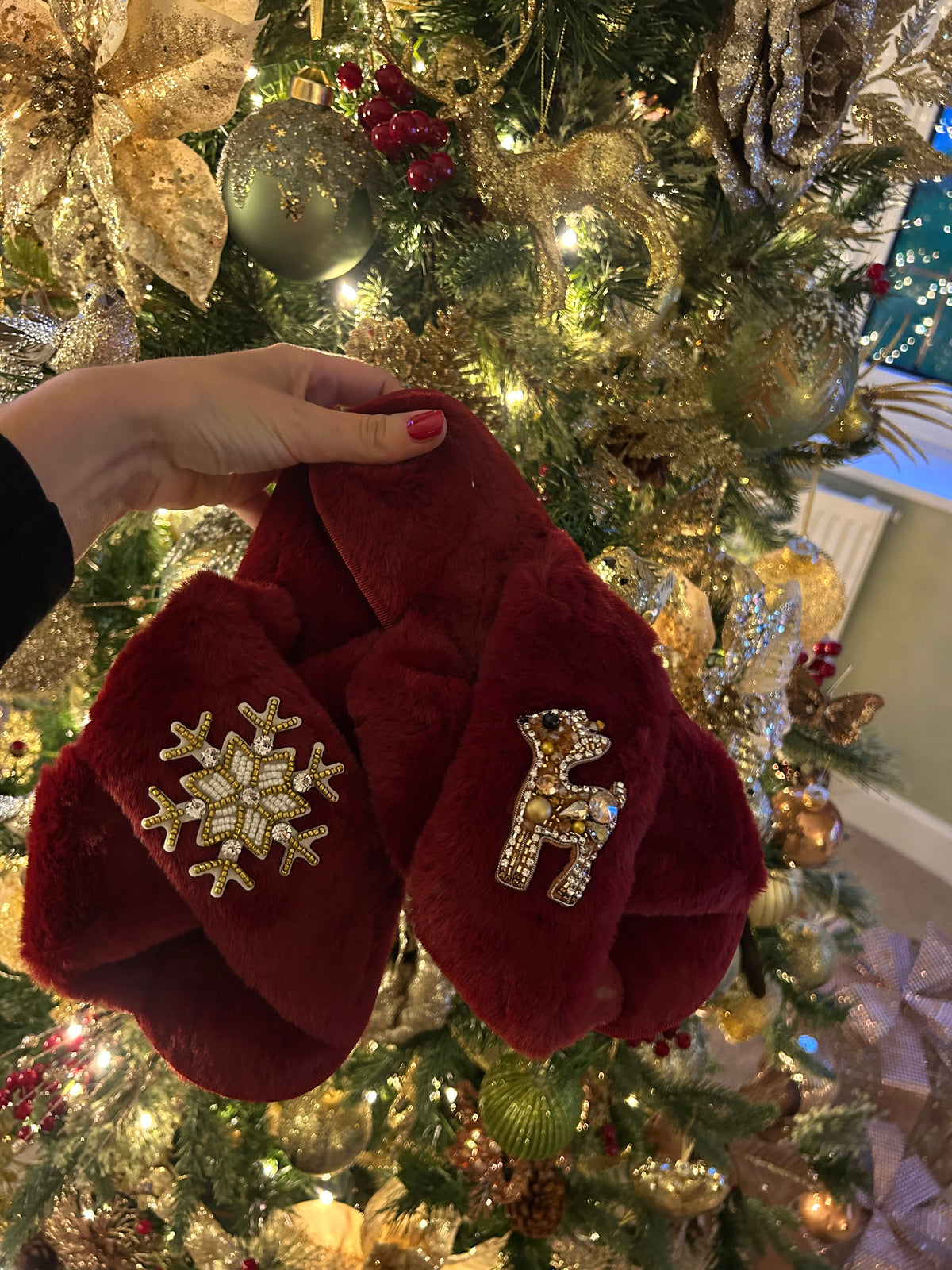 Cosy Christmas Slippers