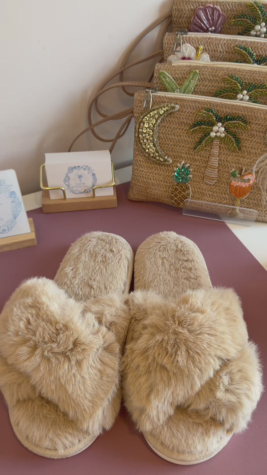 Fluffy Cosy Slippers